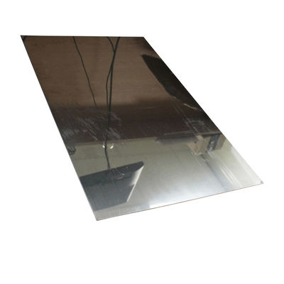 430 feuille d'acier inoxydable poli miroir 8K finition ASTM A240 0,5-2,0 mm 1219x2438 mm pour revêtement de mur décoratif