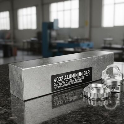 4032 Barre en alliage d'aluminium au silicium élevé pour pistons automobiles à faible expansion thermique et résistance à l'usure