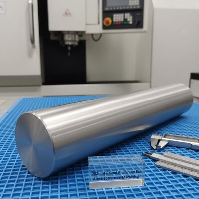 2024 T4 Barre d'aluminium ronde pour l'usinage de structures d'aéronefs à haute résistance à la fatigue