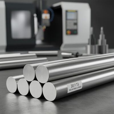 Barre ronde en alliage d'aluminium, usinage gratuit T3 2011, pour tournage CNC à grande vitesse et Stock de machines à vis de précision