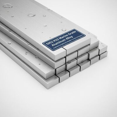 5052 H32 Barre en feuille d'alliage d'aluminium de qualité marine avec une excellente formabilité et une résistance à la corrosion par l'eau salée