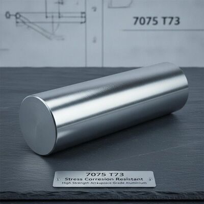 7075 T73 Barre ronde en aluminium résistant à la corrosion par contrainte de haute résistance