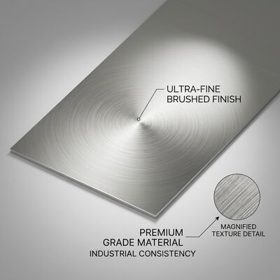 Corrosion-Resistant 304 Stainless Steel Sheet with Chromium Nickel Alloy and 2B BA Finish