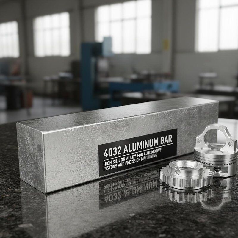 4032 Barre en alliage d'aluminium au silicium élevé pour pistons automobiles à faible expansion thermique et résistance à l'usure