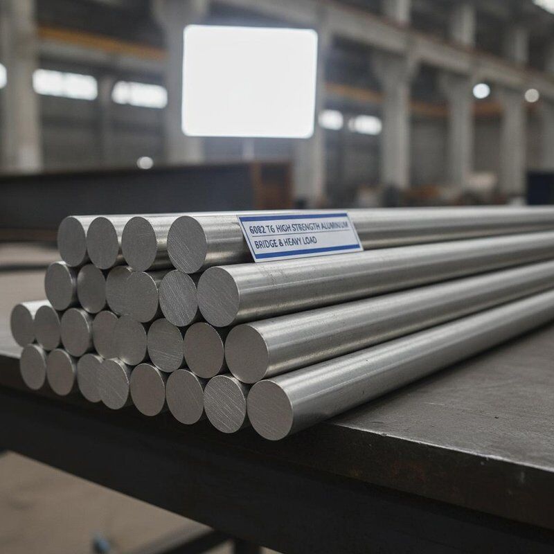 6082 T6 Barre en aluminium à haute résistance pour la construction de ponts et les applications de charge lourde