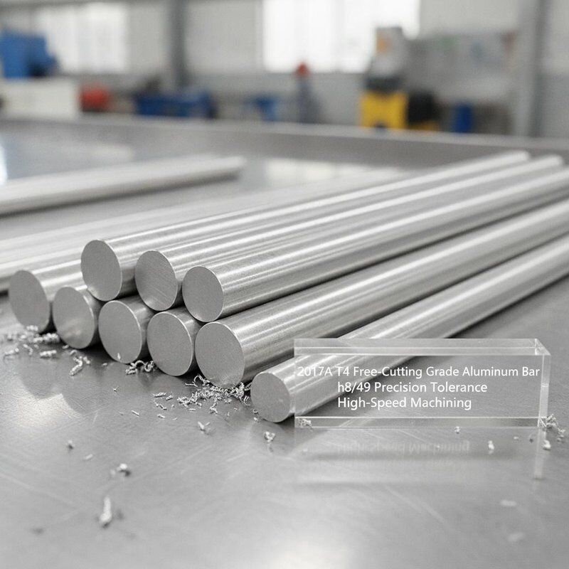 2017A T4 Tolérance de précision de coupe libre Barre ronde en aluminium pour usinage à grande vitesse