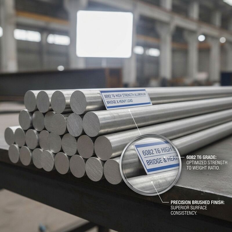 Barre ronde en aluminium 3003 H14 anti-corrosion résistante aux intempéries pour équipement chimique