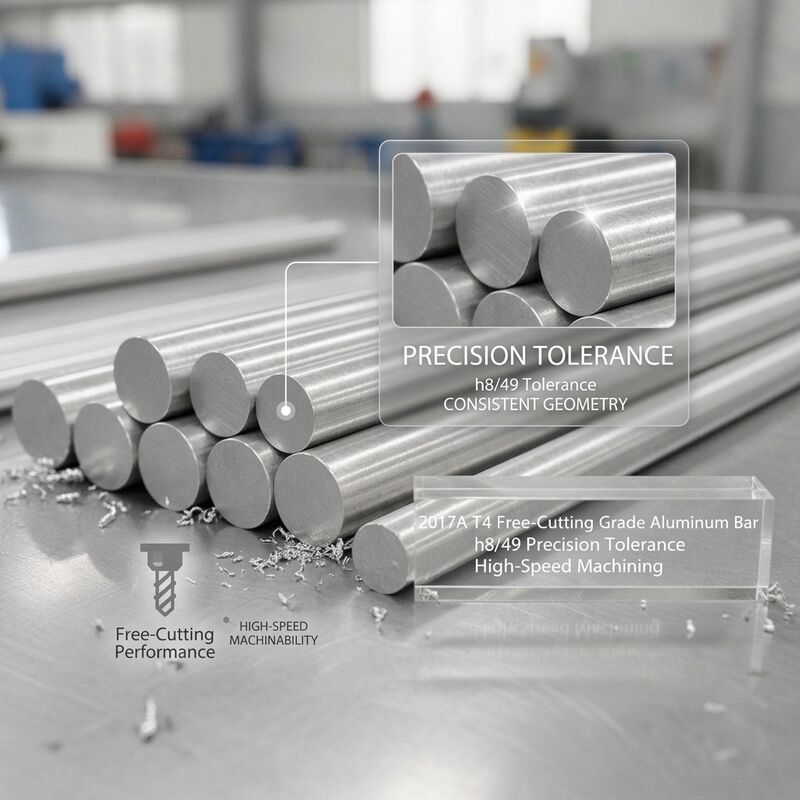 Barre Ronde en Aluminium Architectural Anodisé 6060 Profil de Façade Décoratif Tige Ronde