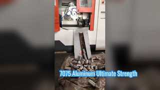 Barre en aluminium 7075 haute résistance pour l'aérospatiale